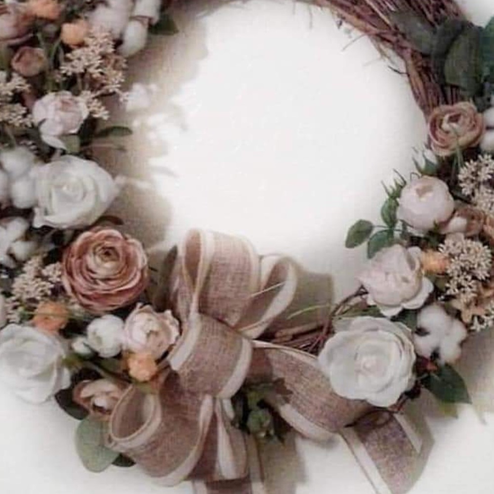 Remembrance Sympathy Wreath Anytime Multseasonal Wreath NEW ITEM FINAL SALE - Picture 2 of 4